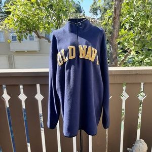XL Old Navy mock turtleneck sweatshirt 1/4 zip
